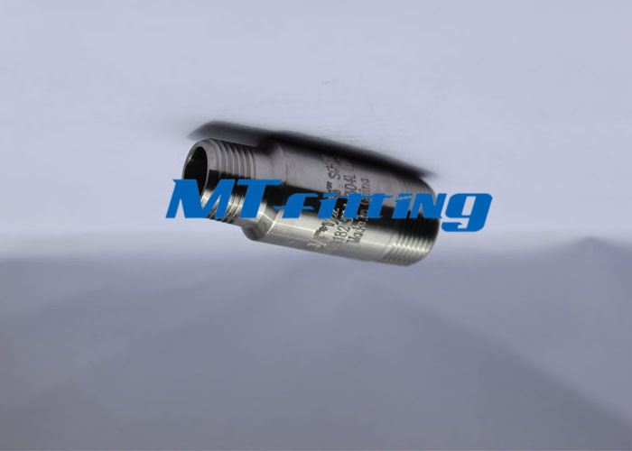 Swage Nipple Forged High Pressure Pipe Fittings , S31803 / S32750 Duplex Steel Pipe Fitting