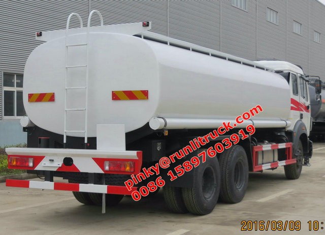 Beiben 10Wheels Fuel Tank Truck Oil Tanker Truck 25cbm 80km/H Max Speed