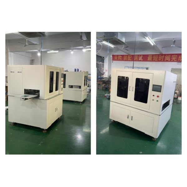 High Speed Inline V Cut PCB Separator White Color Customized 300-500/S Cutting