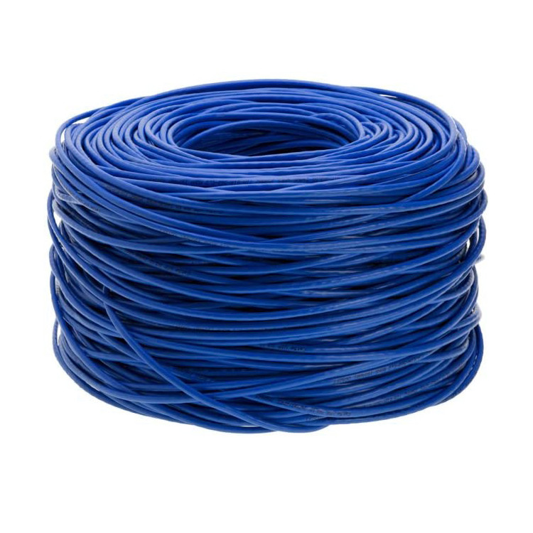UTP Cat6 24 AWG Cat 5e Patch Cable BC 0.51 IPVC Jacket 4 Pairs 305m