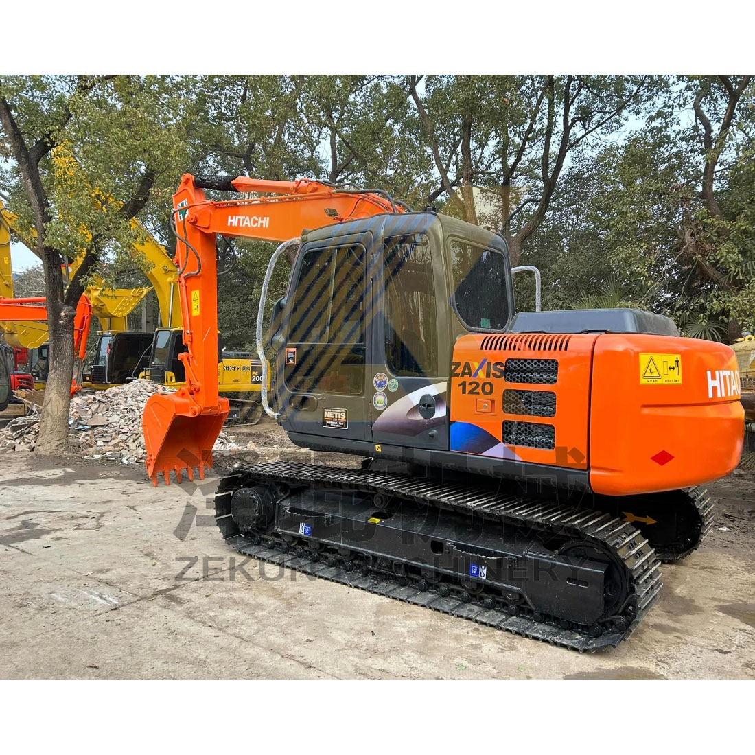 Japan Used Hitachi ZX60 Used Crawler Excavator 0.52m3 Bucket