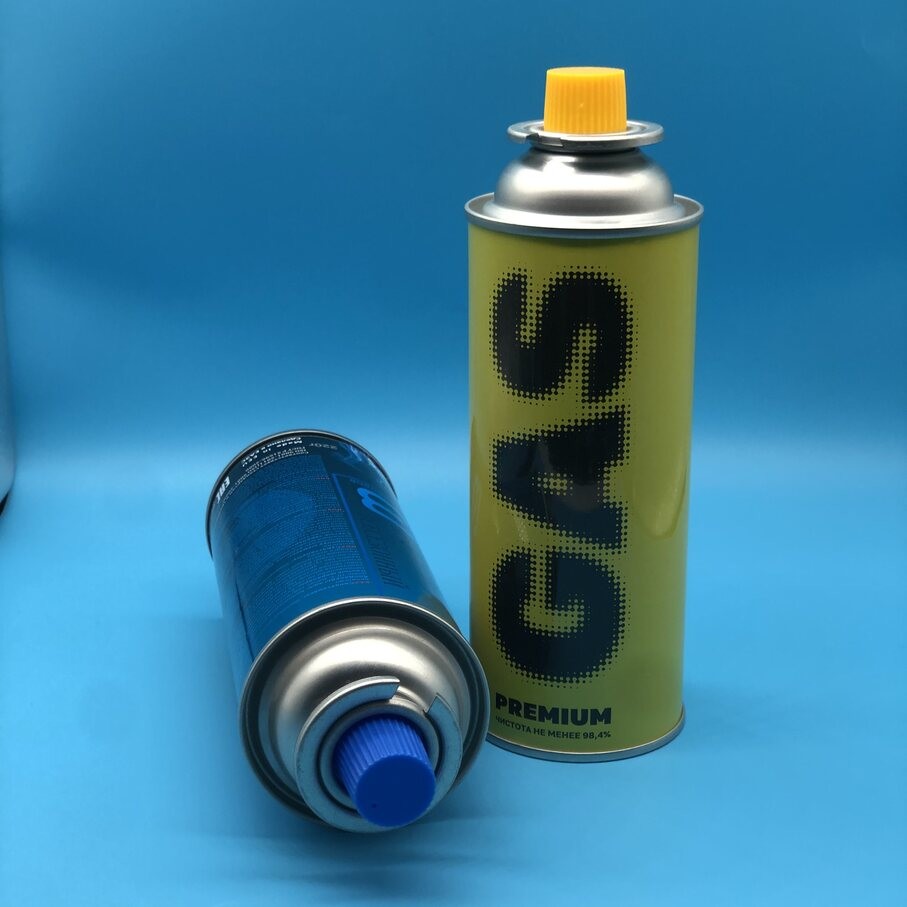 65mm Butane Gas Cylinders for Industrial Use Robust & Reliable Straight Wall Tin Cans