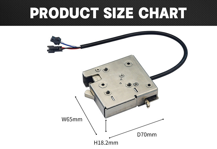 Fail Safe Magnetic Drawer Locks 12V Electric Steel Cabinet Lock Latch Keyless mailbox Lock