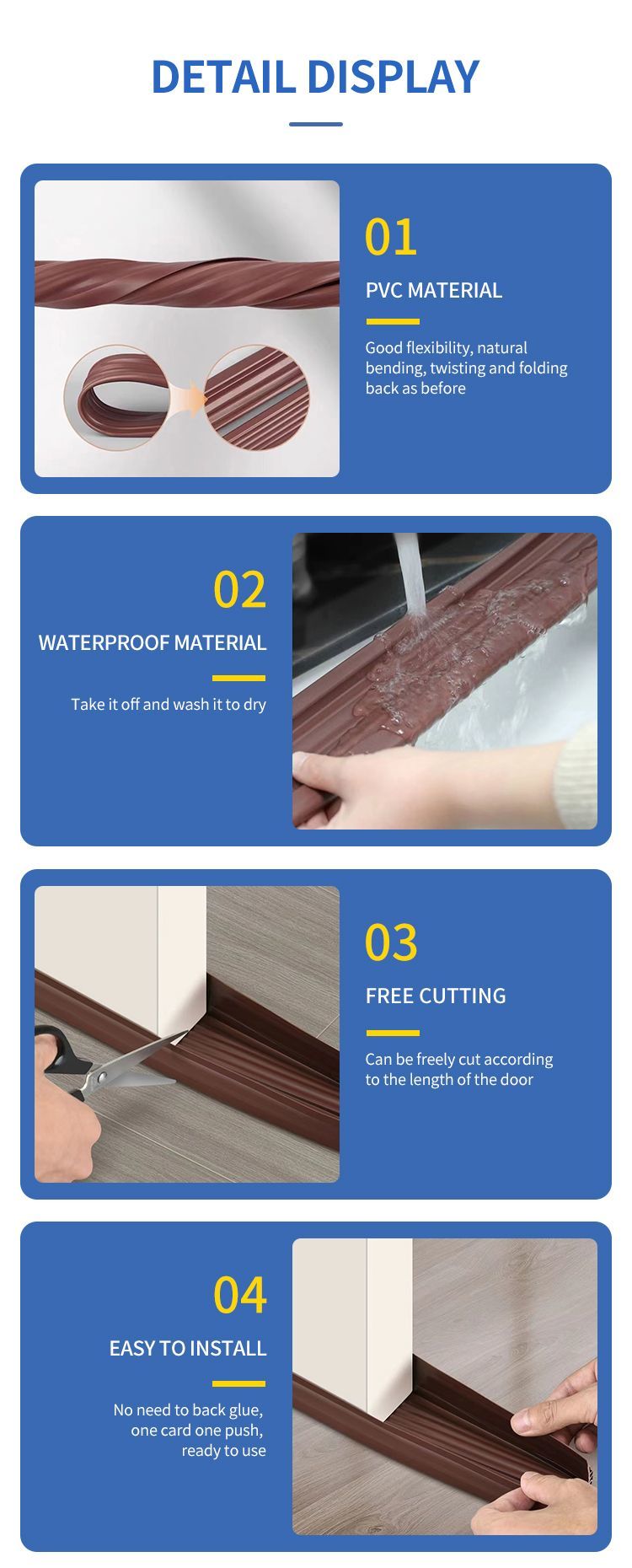 Dust Proof Door Bottom Sealing Strip