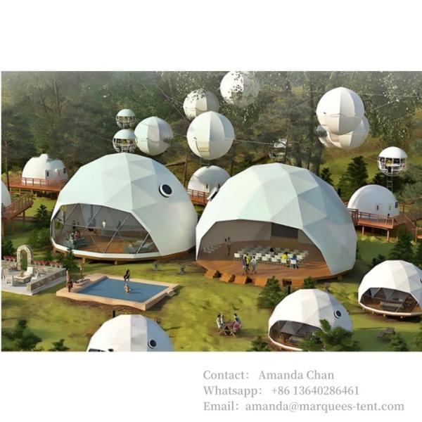 All Size Customized Luxury Dome House Living Hotel Resort Glamping Tents With