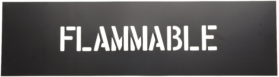 Custom PVC Plastic Letter Stencil Non Noxious Drawing Template For Public Place