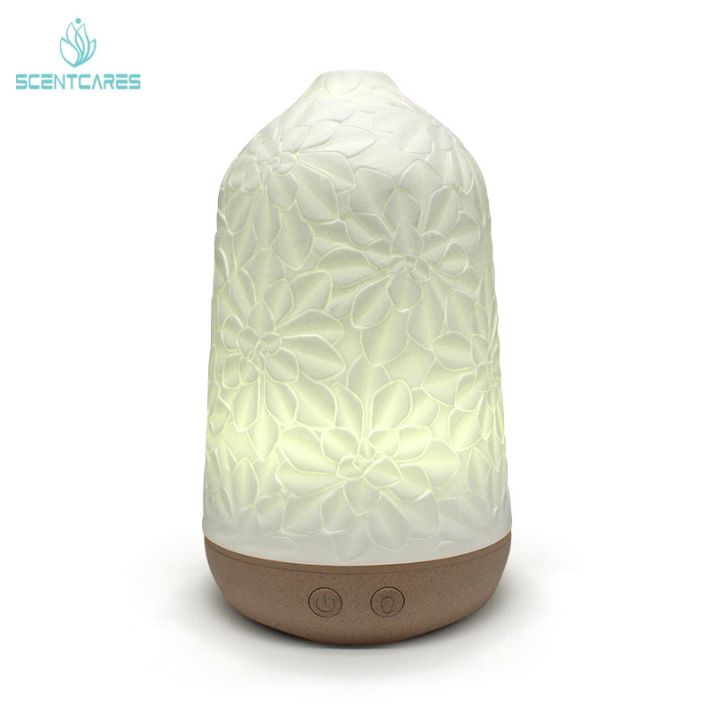 Ultrasonic Cool Mist 100ml Ceramic Aroma Diffuser