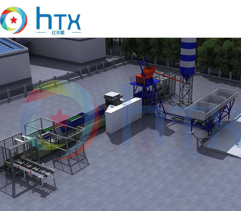 Automatic Faux Stacked Stone Producing Line Concrete Casting Dosing Wet Mix Batching Plant Controller System