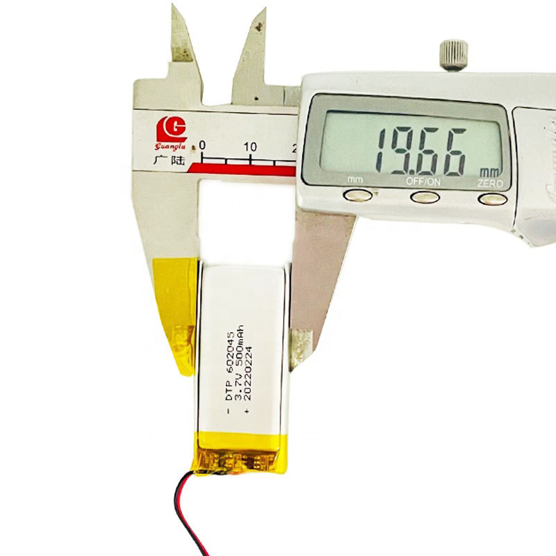 3.7V 500mAh 602045 Lithium Ion Polymer Battery For Mobile Devices