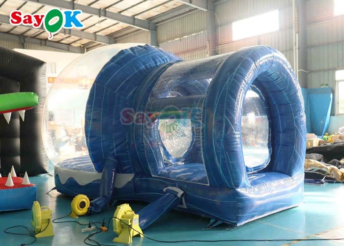 11.5FT Christmas Decoration Inflatable Snow Globe Transparent Bubble Tent