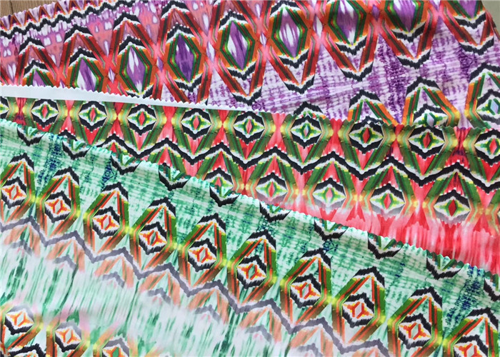 Full Dull Recycled Stretch Chlorine Resistant Swimwear Fabric With Double Face