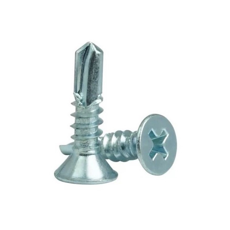 Tray Shipping Stainless Steel DIN7504 Cross Drilled Countersunk Head Drill Tail Screw
