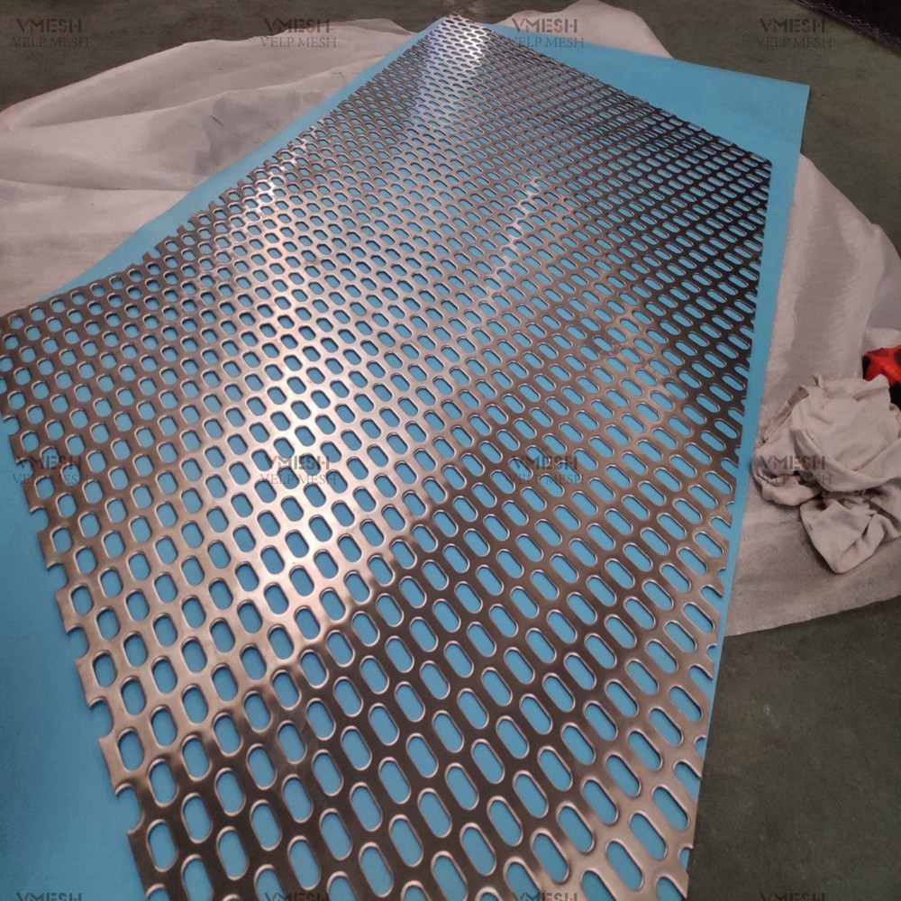 Round Hole Stainless Steel 304 316 Aluminum Perforated Metal Sheet Powder Coated