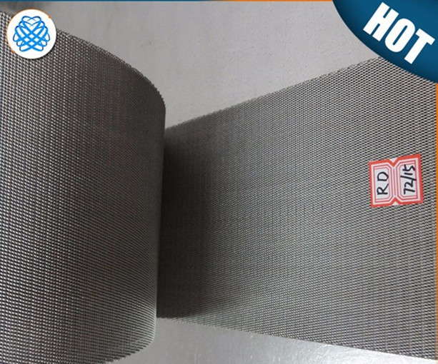 152x24 Stainless Steel 316 Reverse Dutch Weave 150mm Width Wire Mesh for Plastic Extruder