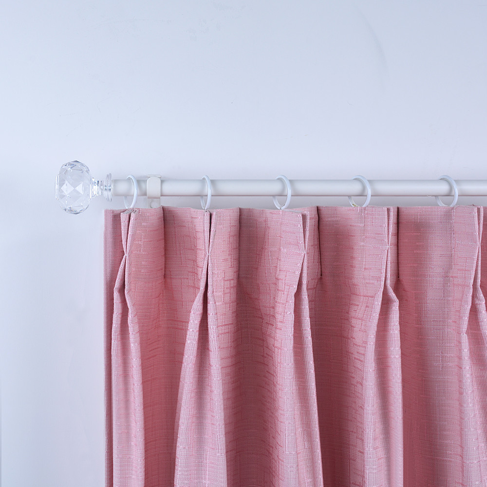 Custom Transparent Acrylic Curtain Rod Finials Single Bracket