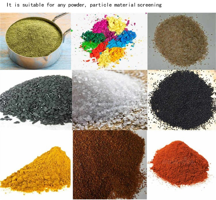 Coffee Powder Screening Airflow Centrifugal Sieving Machine For Granules Powder