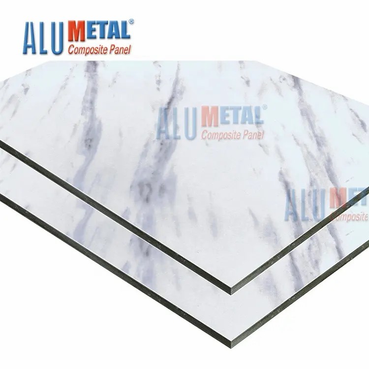  Brown Marble Pattern Covered Aluminum Composite Panel 3D Exterior Wall Manufactures