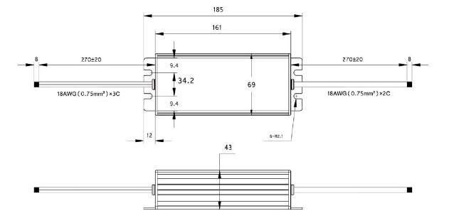 Professional Machine Grade Constant Voltage LED Driver , Switch Mode Led Tv Driver