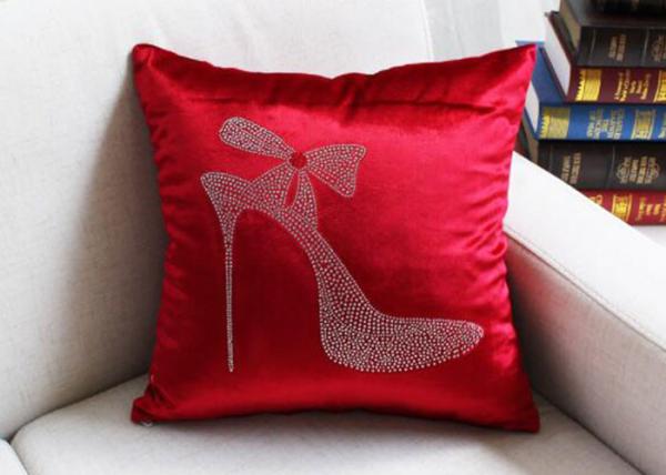 High Heels Red Cushion Cover Luxury European Favor Seat Chair Pillow Cover