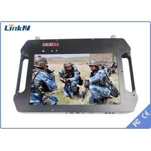 China Rugged Portable COFDM Video Receiver FHD with Battery & LCD Display Dual Antenna AES256 3-32Mbps Data Rate on sale