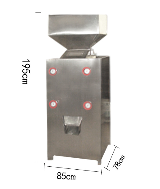 GHO Grain Mill Malt Roller Mill with 580-800kg/h Capacity 960*750*2100mm