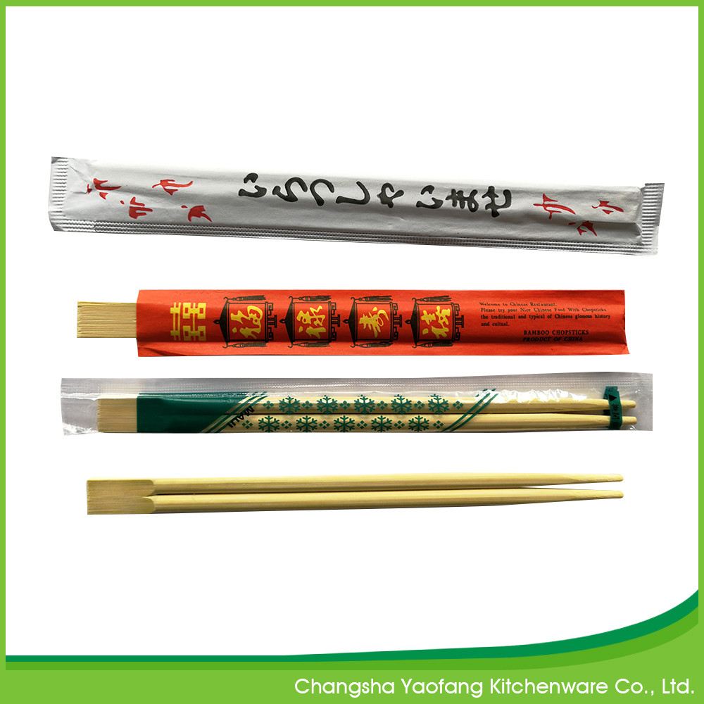 Sushi Roll Disposable Bamboo Chopsticks 24cm Twins Eco Friendly