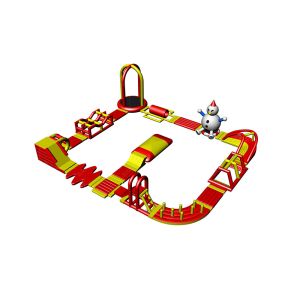 Anti-UV Inflatable Floating Water Park Floating Blow Up Island