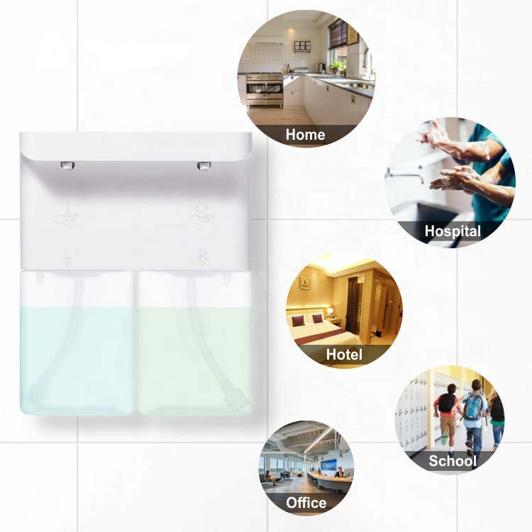 600ML Automatic Sensor Hand Sanitizer Dispenser CE ABS Infrared