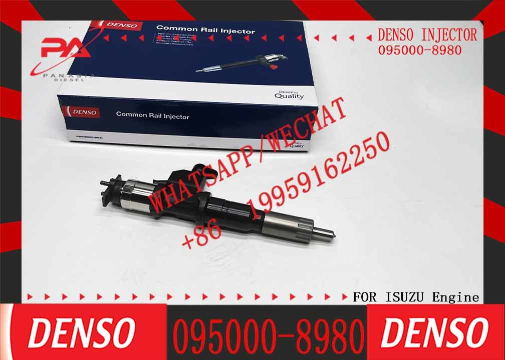 Original diesel Fuel Injector 095000-8980 8-98167556-2 095000-8982 8-98167556-2 for HI-ON 6WF1 6UZ1 engine
