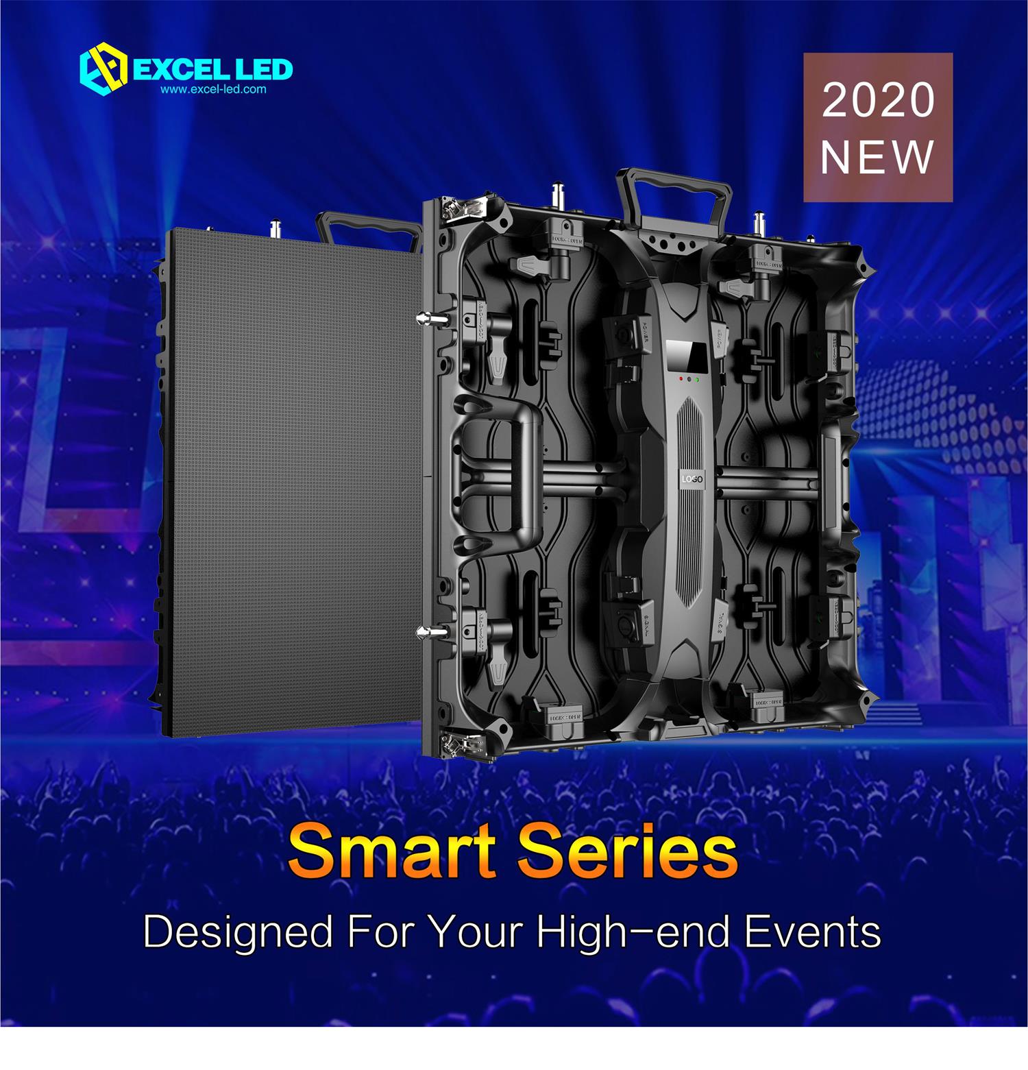 Excel P3.4 P3.91 P4.81 high brightness 4500CD outdoor full color rental led video wall use for stage show