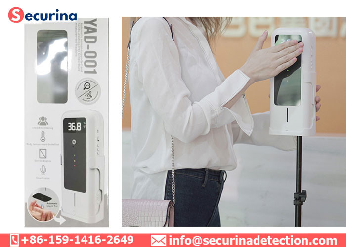 300ml Disinfection Automatic Hand Sanitiser Dispenser And Infrared Temperature Measurement Sensor