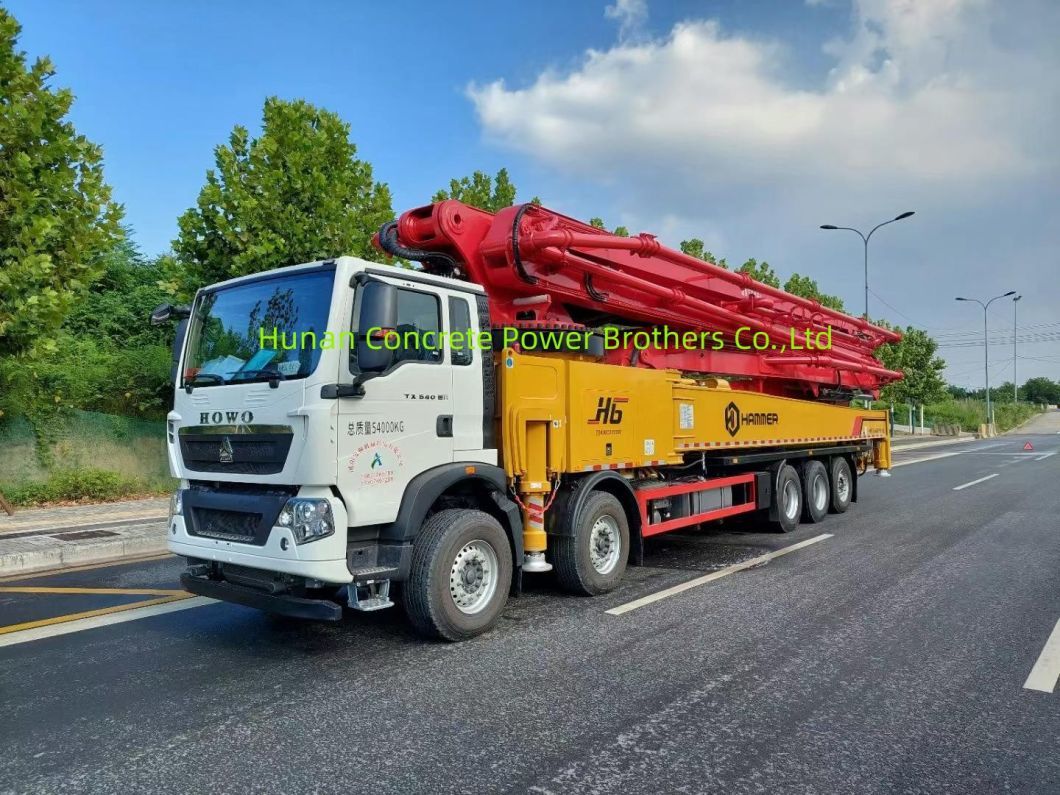 New 75m Concrete Pump Truck Truck Mounted Pump
