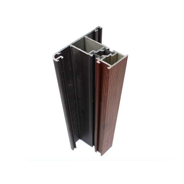 High Hardness Wood Finish Aluminium Profiles Corrosion Resistance For Doors / Windows
