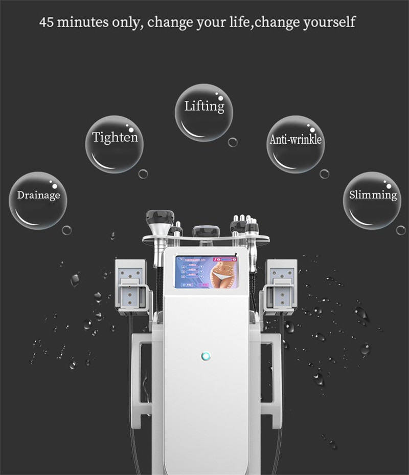 6 In 1 Radio Frequency 40k Ultrasonic Cavitation Machine Skin Tightening Fat Loss