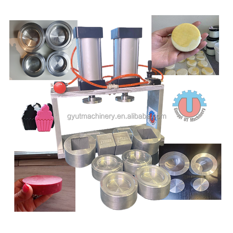 Pneumatic Hand Press Machine for Making Handmade Bath Bombs and Shampoo Bars at Home