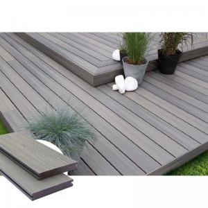 China Innocuous Recyclable WPC Floor Wood Outdoor Composite Decking Oak 138x23mm on sale
