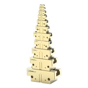 40mm Repeat Accuracy Eoat Grippers Two Jaw Parallel Pneumatic Gripper