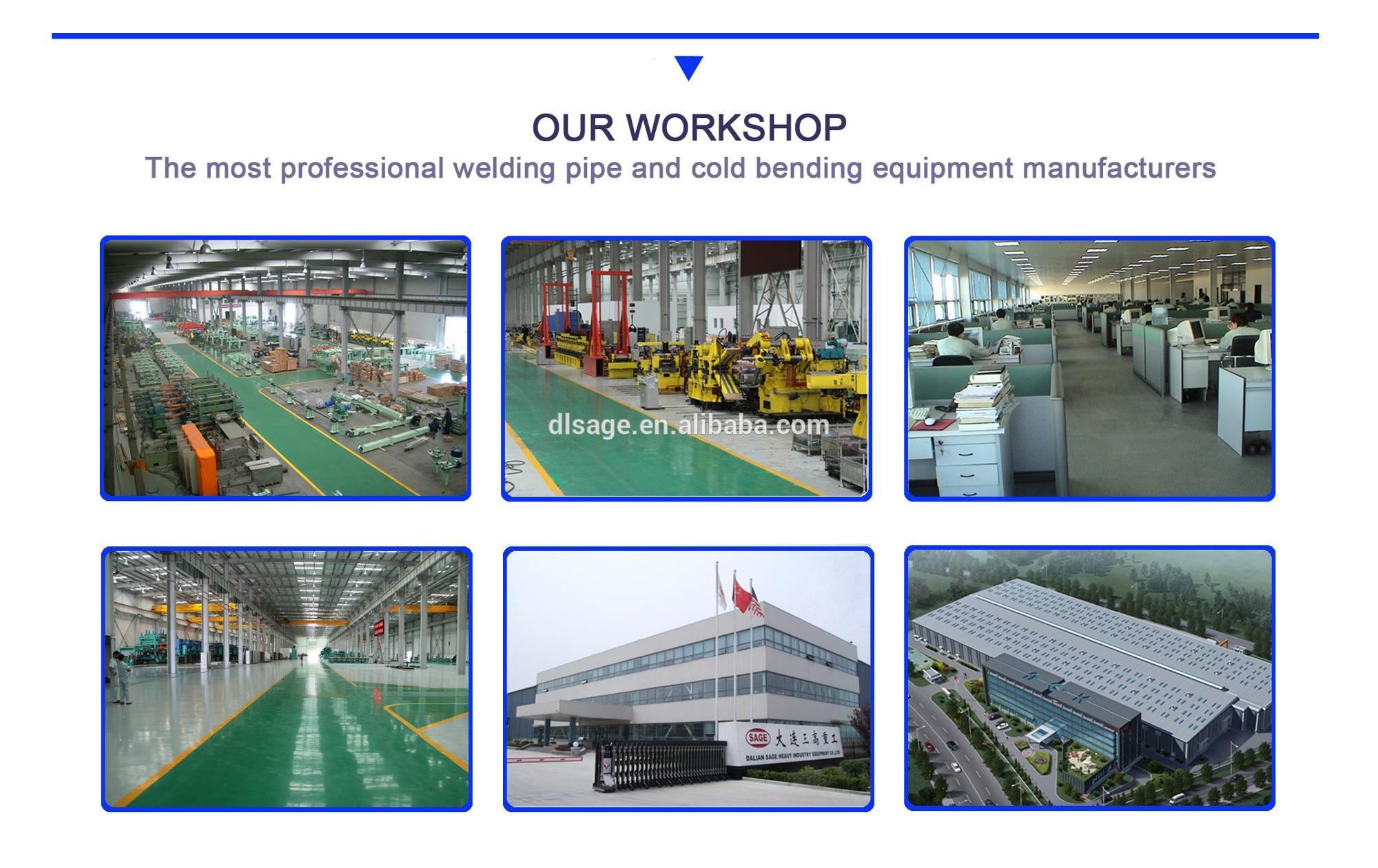 High Precision ERW Tube Mill / Straight Seam Welded ERW Pipe Mill Machine