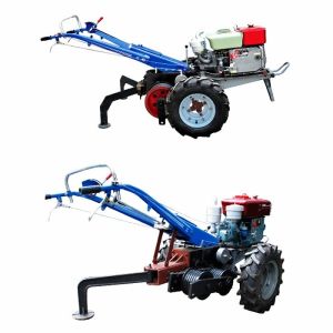 Diesel Engine Driven Cable Pulling Tools Walking Tractor Winch For Cable Pulling