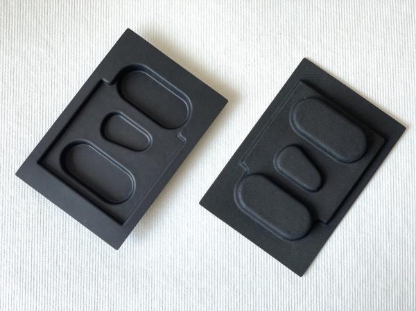 Molded Thermoformed Clamshell Packaging Pulp Smooth Sustainable Food Packaging