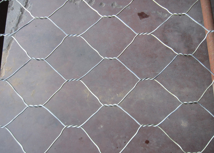 Hot Dip Galvanized PVC Coated Gabion Wire Mesh For Rock Walls