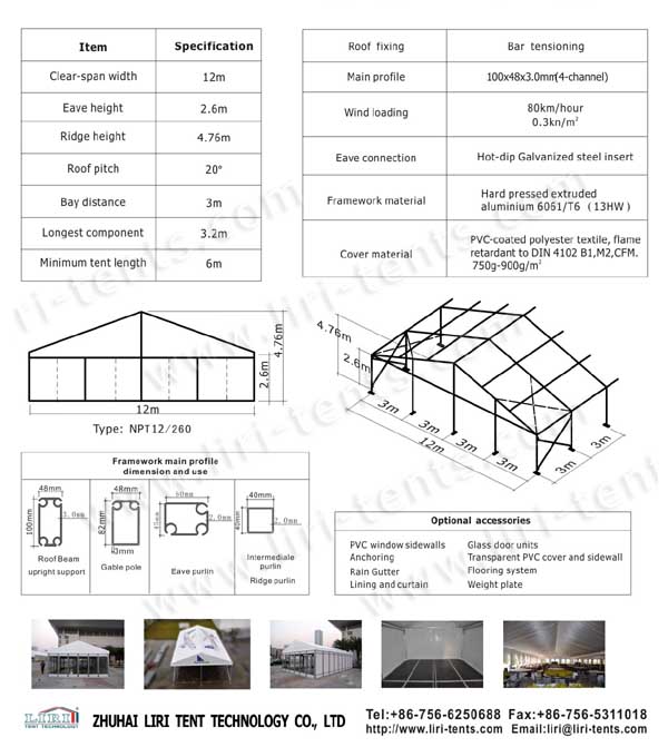 Marquee Tent For Party Or Event Factory In China