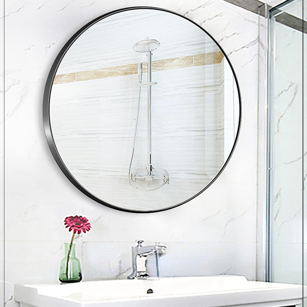 Dance Studio Floor Bedroom Decoration Wall Mirror Aluminium Alloy Frame Glass Mirror