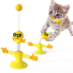 Suction Cup Windmill Turntable Tease Odm Laser Pointer Cat Toy