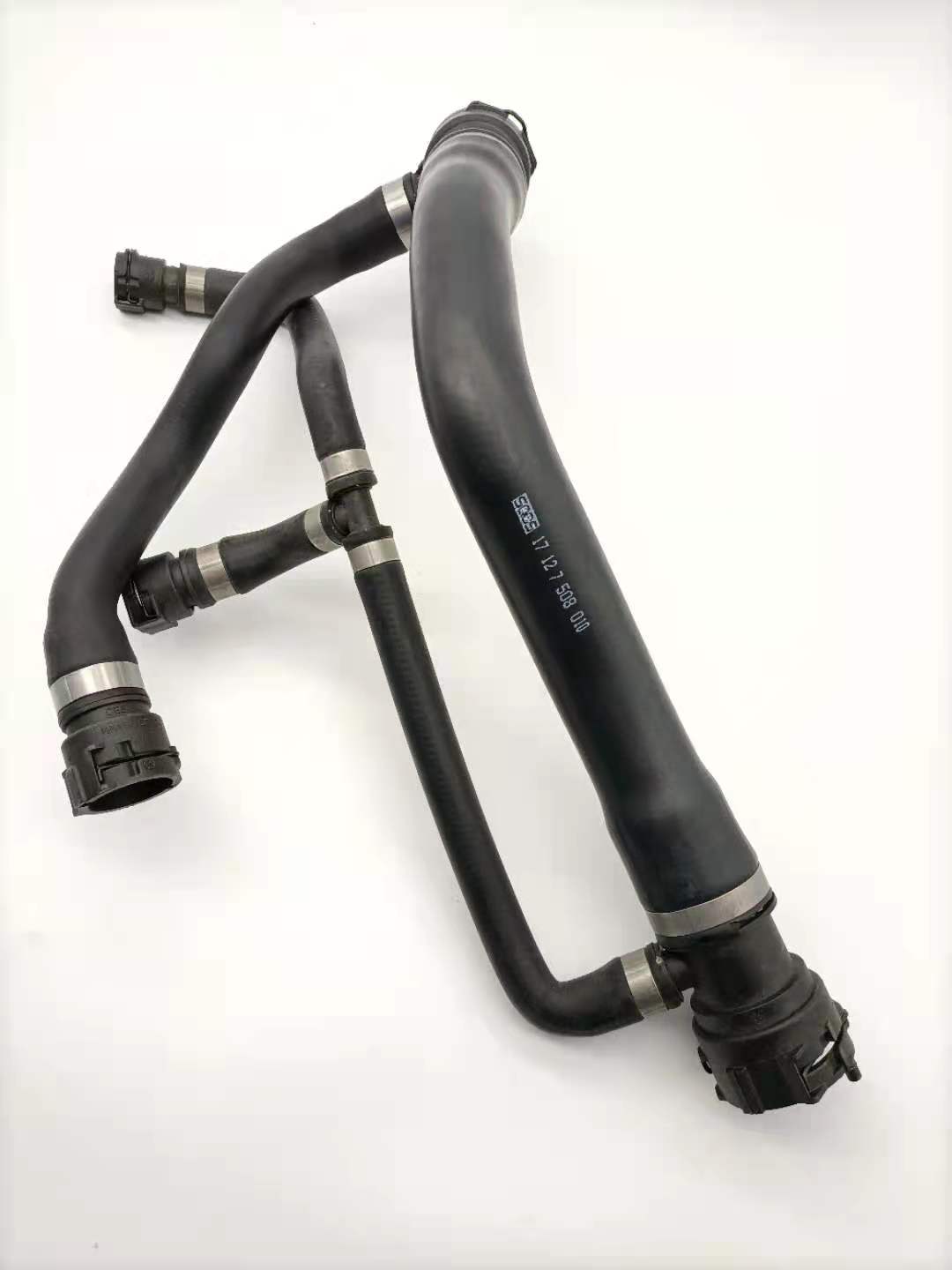 SQCS Auto Rubber Intercooler Radiator Coolant Hose 17127508010 for BMW E66 E65 E60 E90