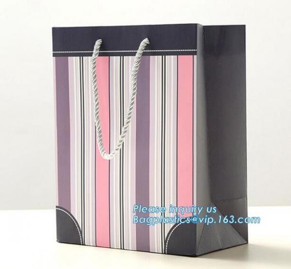 Carrier Luxury Paper Hand Bag, Kraft Paper Bag With Handle For Gift Wholesale, Matt Gold Shopping Retail