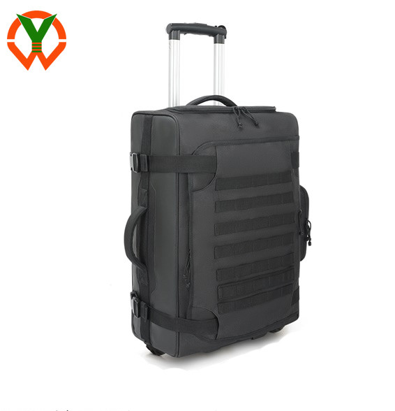 Quality Large Capacity Travel Duffle Bag Polyester Durable Rolling Duffle Bag With Wheels And Handle for sale