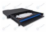  Sliding 24 Port Wall Mount Patch Panel Weight 4.8Kg With 24 Cores ODF Adapter Manufactures