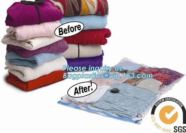 Compression Bag Space Saving, compressible vacumm seal storage bag, vacuum traveling bag without valve, bagease, bagplas