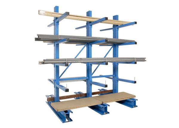 Corrosion Protection Structural Cantilever Rack For Sheet Lumber Wood Plank